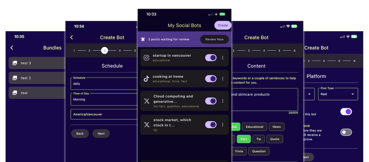 App Screenshots
